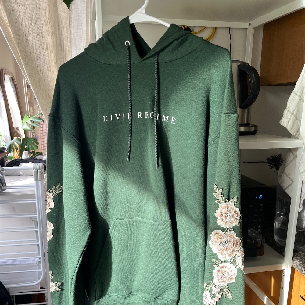 Champion x Civil Regime Embroidered Hoodie Unisex M